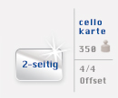 Cellokarte Abgerundet 4/4